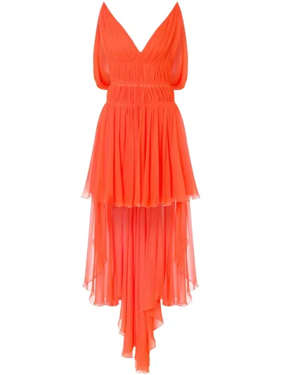 ALBERTA FERRETTI DRAPED MINI DRESS