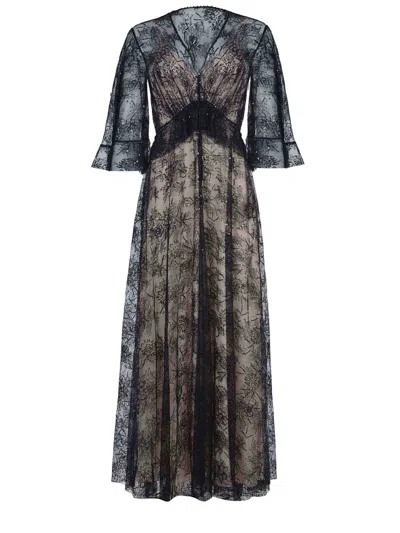 Alberta Ferretti Dress In Gray