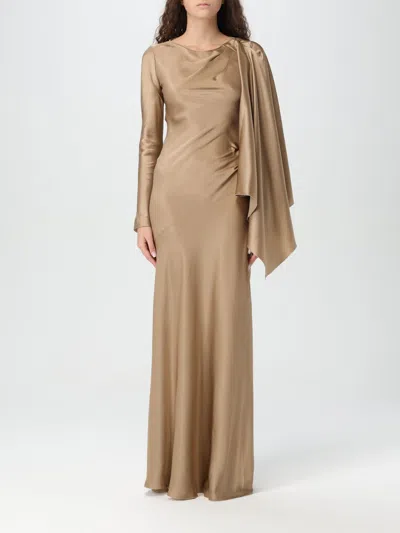 Alberta Ferretti Dress  Woman Color Beige In Beige