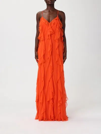 Alberta Ferretti Dress  Woman Color Orange