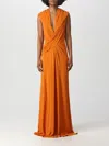 Alberta Ferretti Dress  Woman Color Orange In Orange