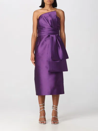 Alberta Ferretti Dress  Woman In Pink & Purple