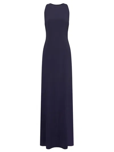 Alberta Ferretti Dress  Woman Color Blue In Black