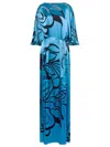 Alberta Ferretti Dress In Blue