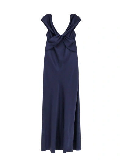 Alberta Ferretti Dress In Blue