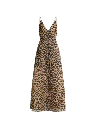 Alberta Ferretti Dress In Animal Print