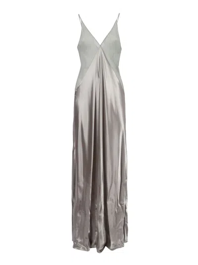 Alberta Ferretti Dress In Gray