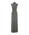 Alberta Ferretti Dress In Viscose Jersey In Black