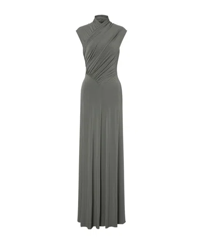 Alberta Ferretti Dress In Viscose Jersey In Black
