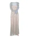 Alberta Ferretti Dress Made Of Polyamide In Gray