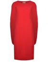 Alberta Ferretti Dress Made Of A Viscose Blend. In Red