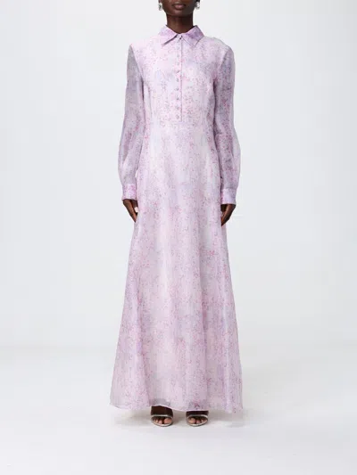 Alberta Ferretti Dress  Woman Color Pink In Blue