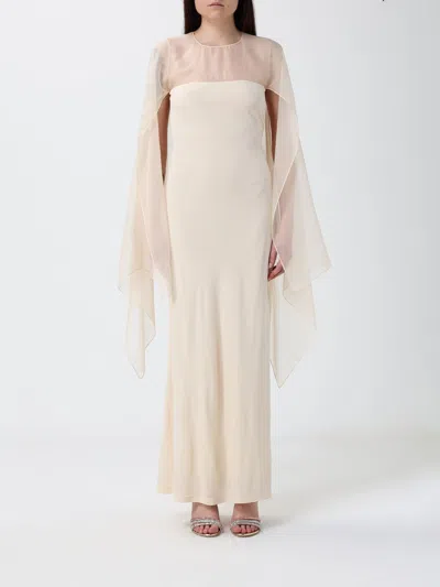 Alberta Ferretti Dress  Woman Color Ivory In Brown