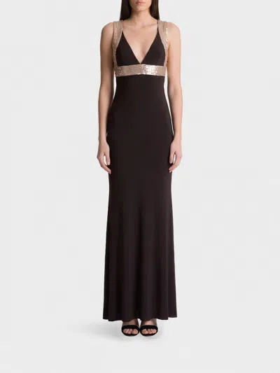 Alberta Ferretti Dress Woman  In Brown