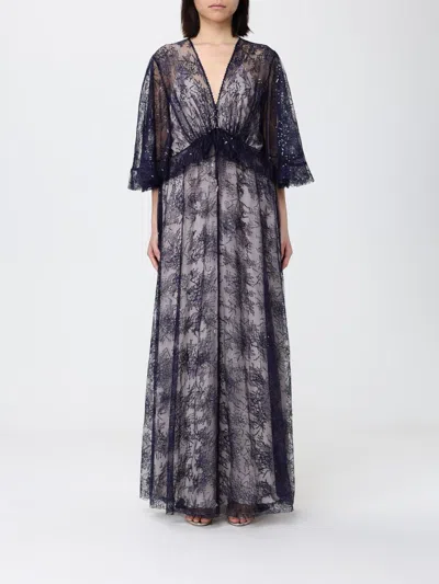 Alberta Ferretti Dress  Woman Color Blue In Purple
