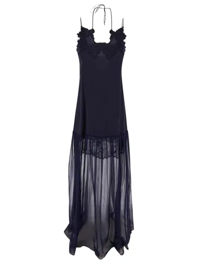 Alberta Ferretti Dress Woman In Blue