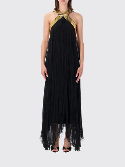 Alberta Ferretti Dress Woman Color Multicolor In Black
