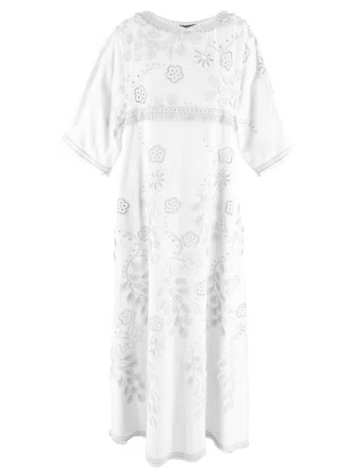 Alberta Ferretti Dress Woman In White