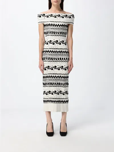 Alberta Ferretti Dress Woman In White