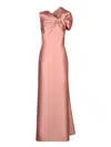 Alberta Ferretti Pink Gathered Detailing Gown