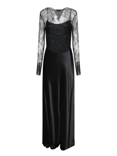 Alberta Ferretti Dresses In Black