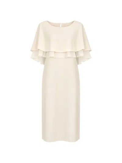 Alberta Ferretti Dresses In Neutral