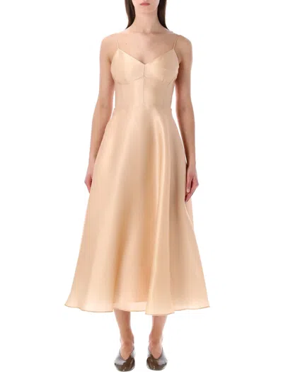 Alberta Ferretti Dresses Pink In Neutral