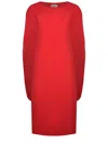 Alberta Ferretti Dress Made Of A Viscose Blend. In Red