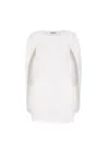 Alberta Ferretti Sleeveless Dress In White