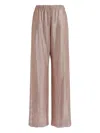Alberta Ferretti Elasticated-waistband Trousers In Pink