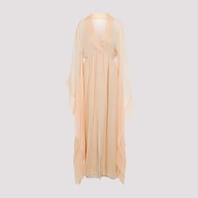 Alberta Ferretti Elegant Chiffon Long Dress For Women In Multi