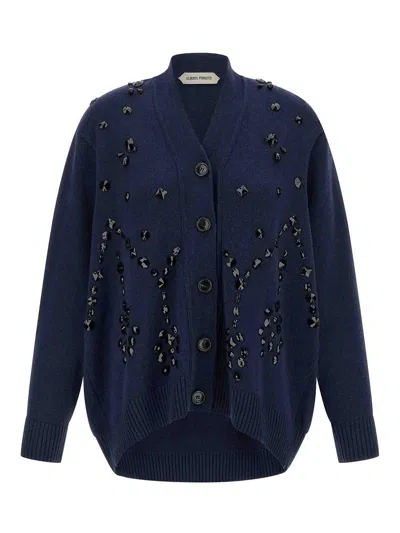 ALBERTA FERRETTI CÁRDIGAN - AZUL