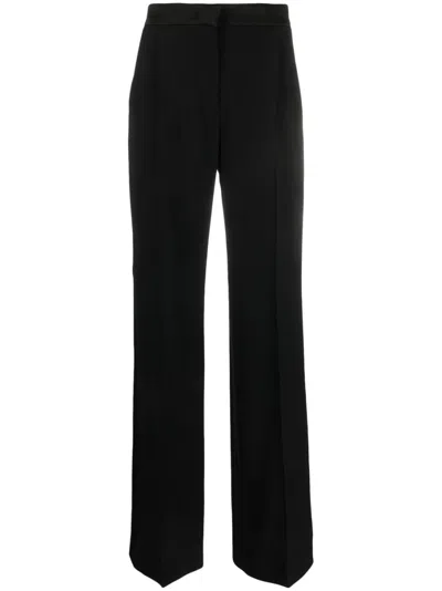 Alberta Ferretti Wide Leg Trousers In Black