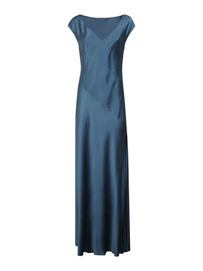 Alberta Ferretti Evening Dress In Grey
