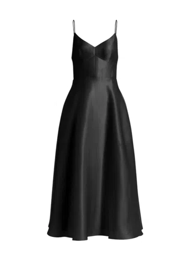 Alberta Ferretti Evening Dresses And Women's Ceremony  - Triple Organza Dress - Black