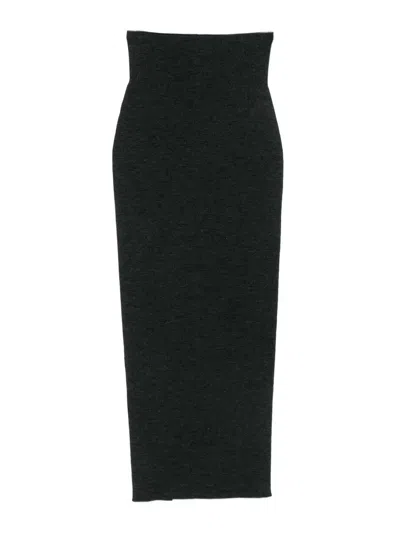 Alberta Ferretti Skirt In Black