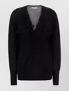 Alberta Ferretti Alberta Ferreti Black Wool Blend Sweater In Black