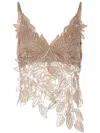 Alberta Ferretti Sleeveless Camisole In ニュートラル