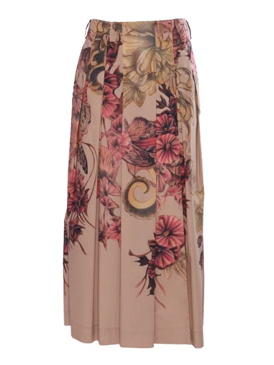 Alberta Ferretti Skirt In Pink