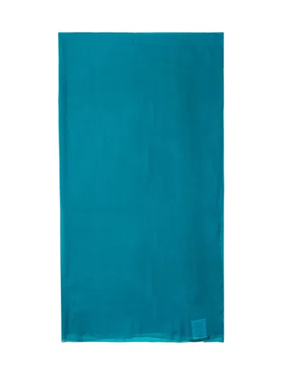 Alberta Ferretti Foutherd Style Monocolore Mini Scarf In Verde