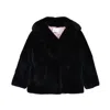 Alberta Ferretti Friday Rabbit Fur Jacket Women In Black