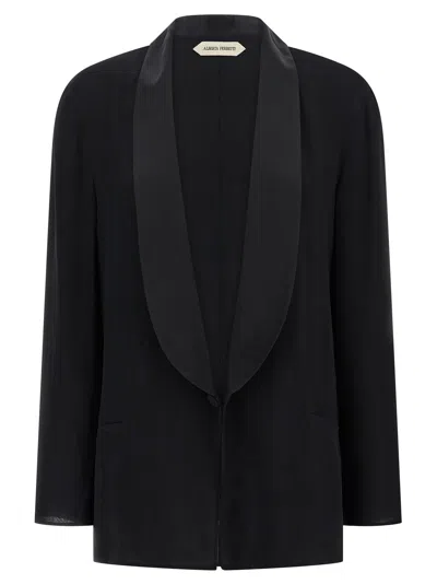ALBERTA FERRETTI GEORGETTE BLAZER