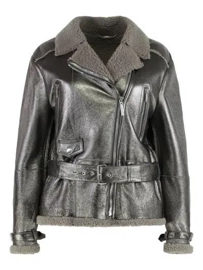ALBERTA FERRETTI GLITTER-EFFECT JACKET