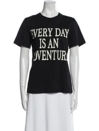 Pre-owned Alberta Ferretti Graphic Print Crew Neck T-shirt In Multi