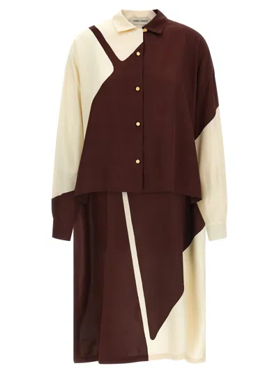 Alberta Ferretti Graphic Print Shirt Shirt And Blouse Multicolor