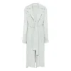 Alberta Ferretti Belted Coat In Green