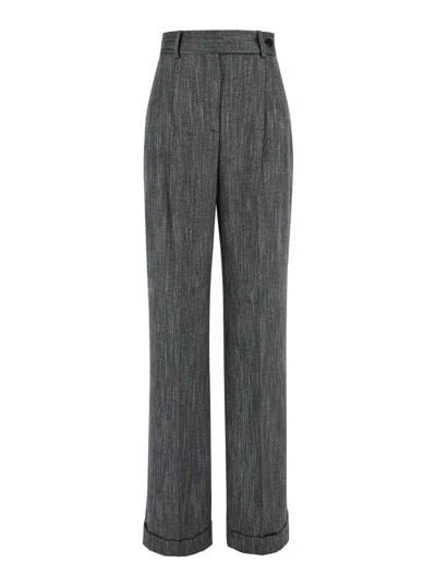 Alberta Ferretti Jeans In Grey