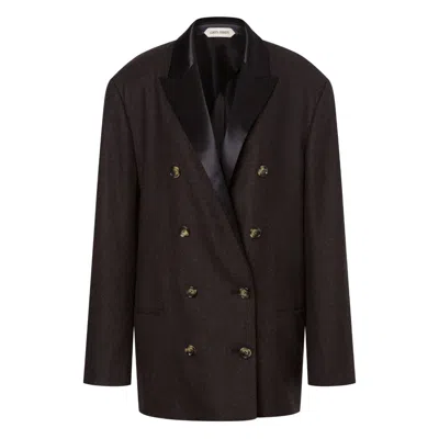 ALBERTA FERRETTI ALBERTA FERRETTI GREY JACKETS - BLAZERS WOMEN