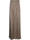 Alberta Ferretti Habotay Maxi Skirt By