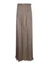 Alberta Ferretti Alberta Ferreti Habotay Maxi Skirt In Nude & Neutrals